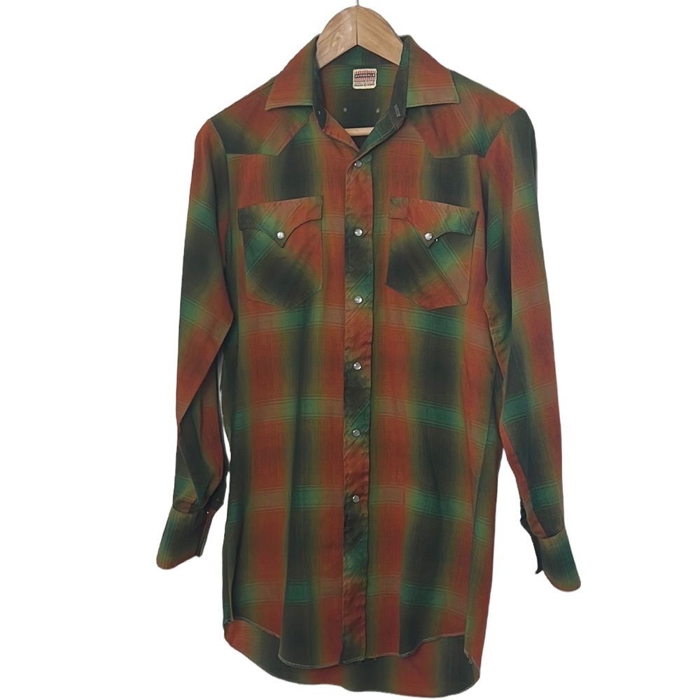 Avondale Retro Western Button Up Shirt SZ M